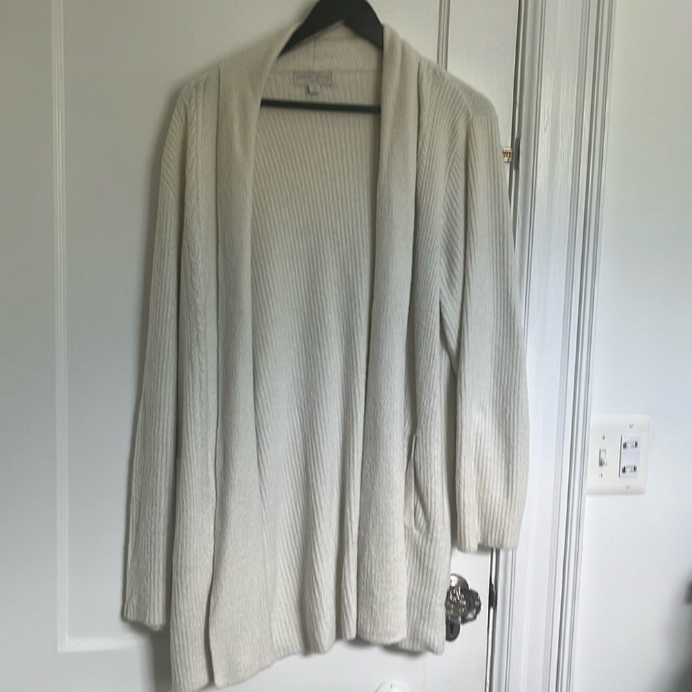 Barefoot Dream Cozy Chic Lite Cabin Cardigan in Cream XL